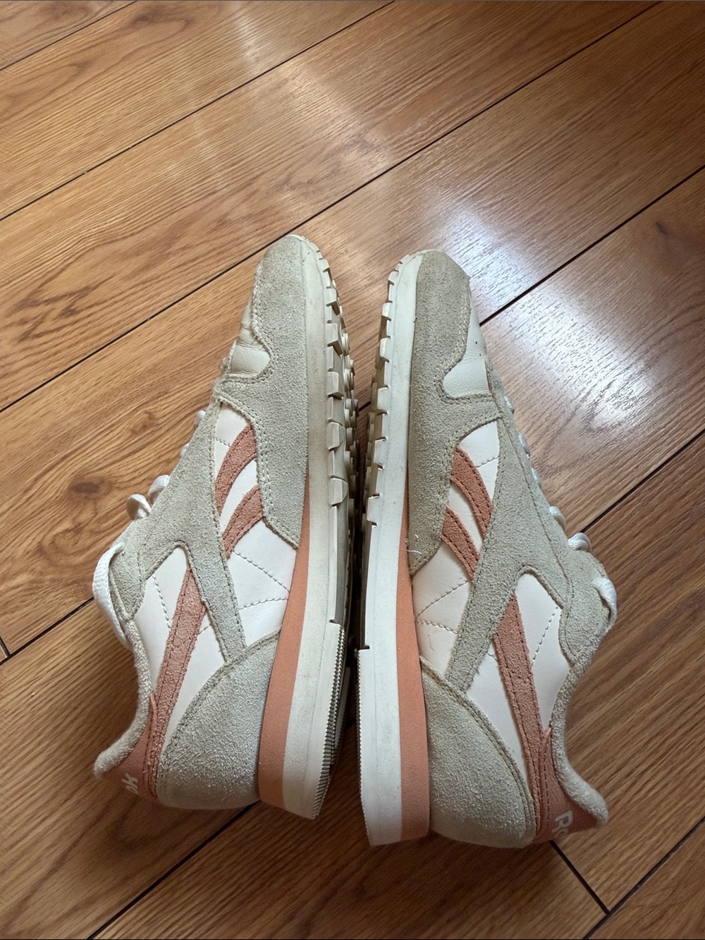 Reebok Women's Classic AZ Sneakers in Pink/Chalk - Picture 5 of 9